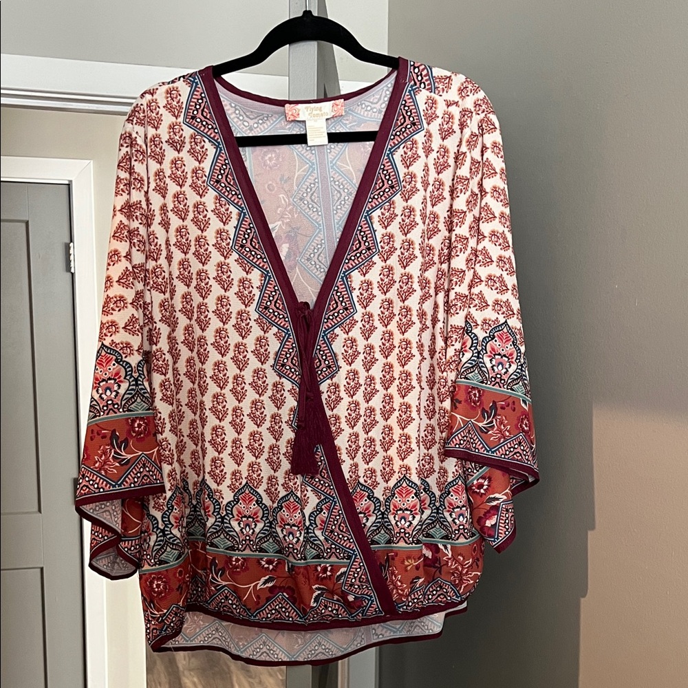 Flying Tomato Bohemian Print Top